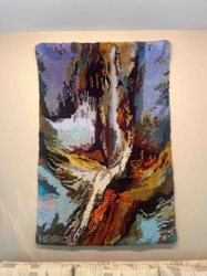 "Bird in Flight" Tapestry by Leonardo Nierman