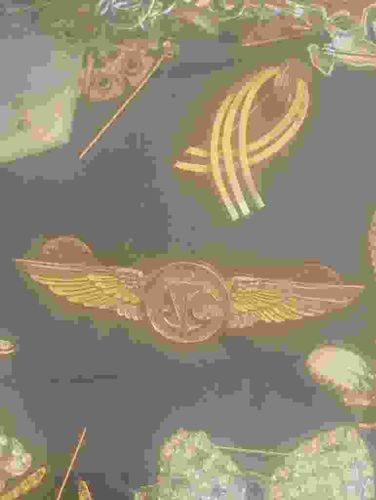 U.S. Navy Aircrew Wings Badge on Fabric