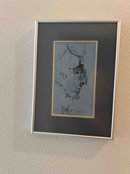 P. A. Kontny Original Charcoal Sketch