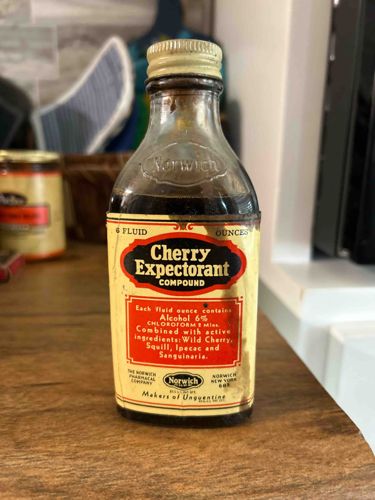 Norwich Cherry Expectorant Compound Bottle
