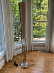 Modern Tripod Floor Lamp with Tapered Shade