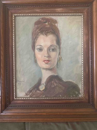 Portrait of a Woman, signed 'Stoessel Nov. 1941'