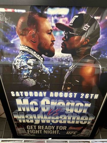 McGregor vs. Mayweather Promotional Fight Poster