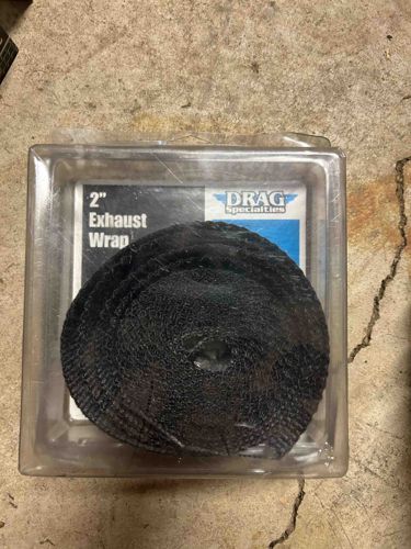 DRAG Specialties 2" Exhaust Wrap (Black)