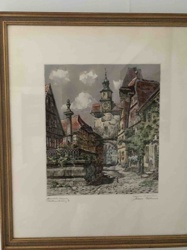 European Street Scene Art Print