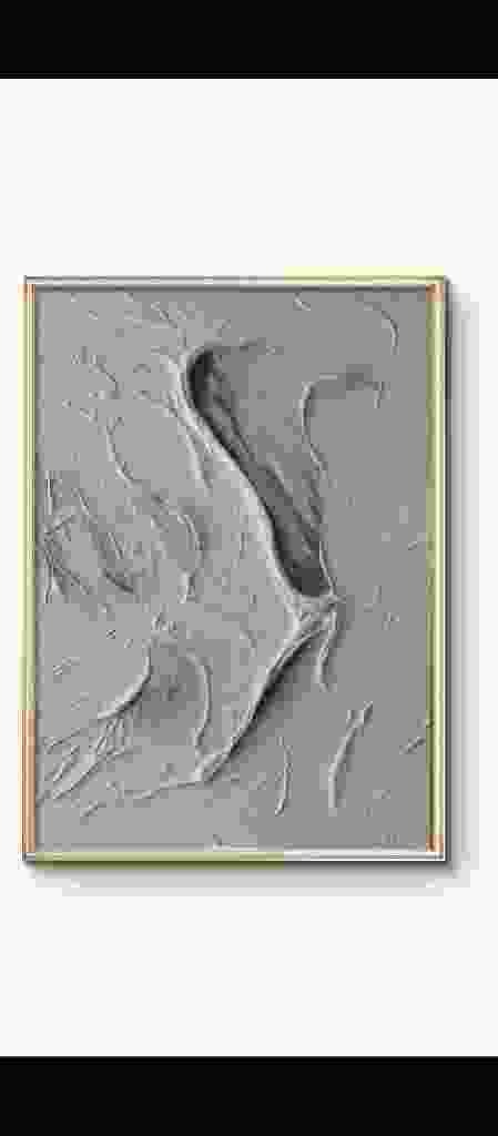 Original Abstract Sculptural Painting by Robert Kurugian