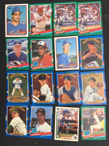 Collection of Late 1980s and Early 1990s Baseball Trading Cards