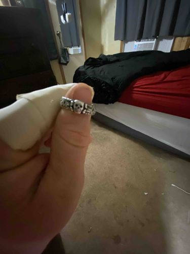 Skull and Crossbones Band Ring
