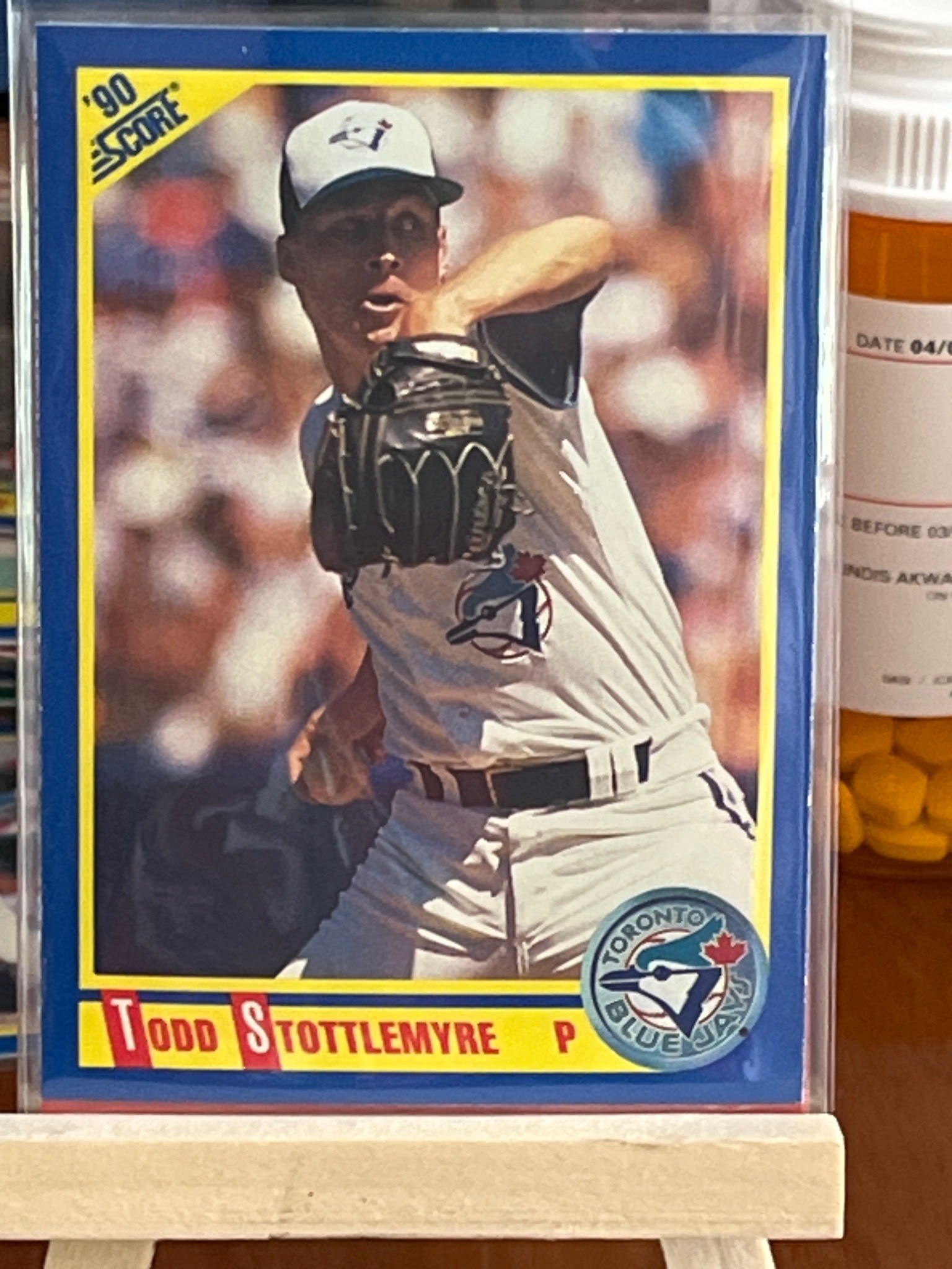 1990 Score Baseball Todd Stottlemyre Card #107