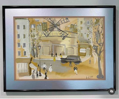 Moulin Rouge Scene by Charles Levier