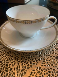 Porcelain Teacup and Saucer Set