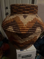 Native American Coiled Basket