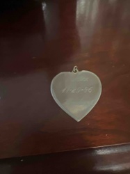Engraved Heart Pendant
