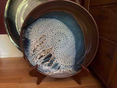 Studio Pottery Glazed Stoneware Charger