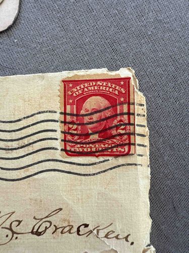 US 2-Cent George Washington Postal Stamp on Cover