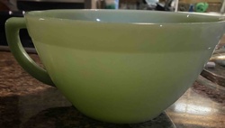 Fire-King Jade-ite D-Handle Mug