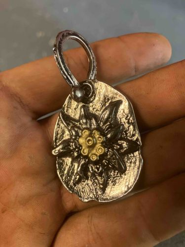 Edelweiss Flower Pendant