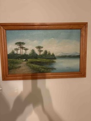 Landscape Oil Painting by L. Christiansen