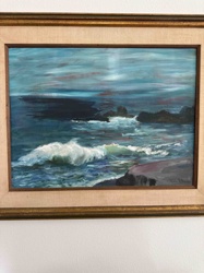 Seascape Oil Painting by C.L. Brooks