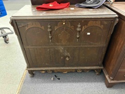 Antique Carved Wooden Cabinet