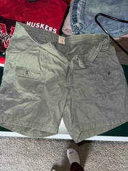 Men's Olive Green Cargo Shorts