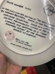 The Music Maker Plate by Norman Rockwell (Rockwell Heritage Collection)