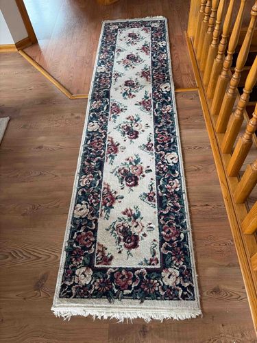 Traditional Floral Hallway Runner Rug