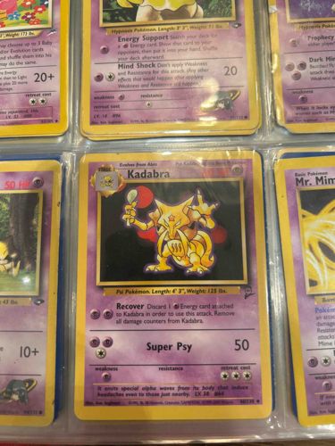 1999 Pokémon Base Set Unlimited Kadabra (32/102)