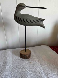 Heritage Mint Ltd. Carved Wooden Shorebird Decoy