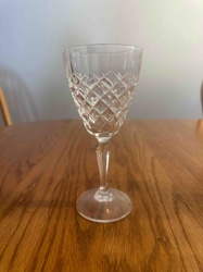 Cut Crystal Water Goblet