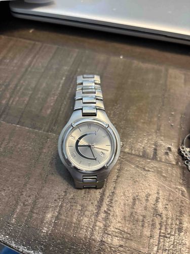Europa Men's Stainless Steel Quartz Watch