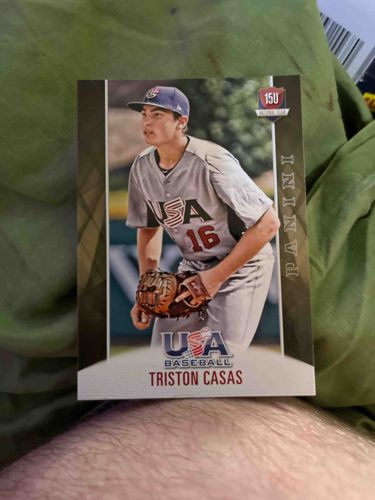 Triston Casas USA Baseball Panini 15U Baseball Card