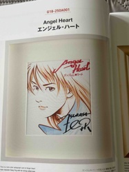 "Angel Heart" Color Autograph Card (Tsukasa Hojo)
