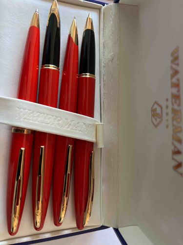 Waterman Carene Red Coral 4-Piece Writing Set