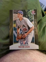 Triston Casas USA Baseball Panini 15U Baseball Card