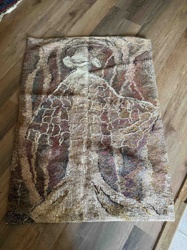 Polish Abstract Figural Tapestry (circa 1980)