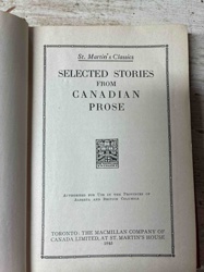 Selected Stories from Canadian Prose (1945)
