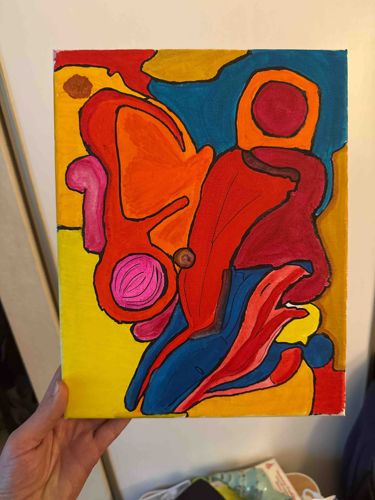 Abstract Canvas Painting