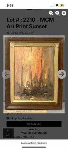 MCM Art Print Sunset