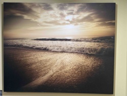 Seascape Canvas Print: Golden Hour Waves