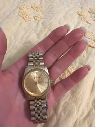 Geneva Two-Tone Quartz Dress Watch