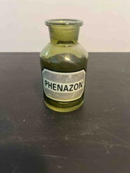 Antique Green Glass Apothecary Bottle with 'PHENAZON' Label