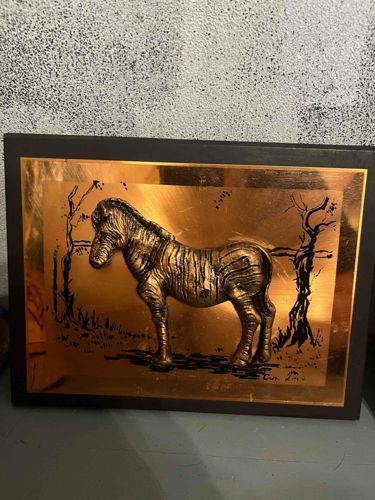 Swaziland Metal Zebra Art