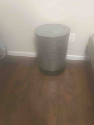 Cylindrical Stone or Concrete Side Table/Stool