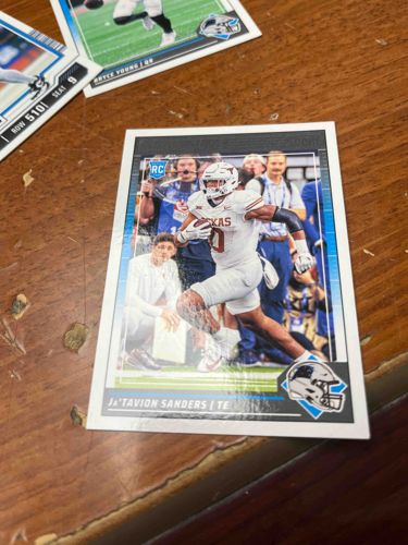 Ja'Tavion Sanders Rookie Football Card