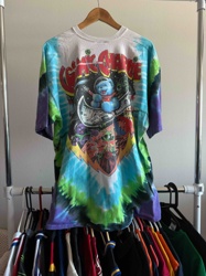 1997 Liquid Blue Grateful Dead 'Cosmic Charlie' Tie-Dye T-shirt