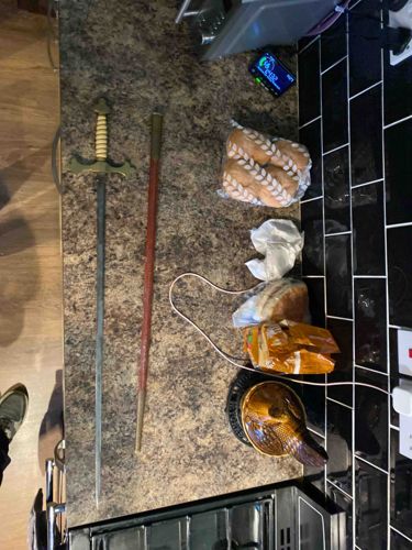 Decorative Medieval-Style Sword with Scabbard