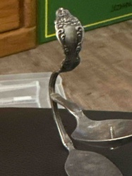 Silver-Plated Spoon Rack or Holder