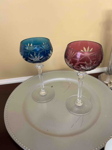 Cut-to-Clear Crystal Cordial/Liqueur Glasses