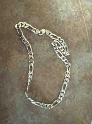 925 Silver Figaro Chain Necklace
